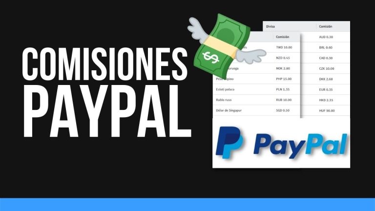 Cual es la Comision de PayPal y cuanto cobra PayPal 2023